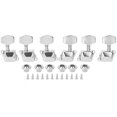 thumbnail image 1 of 6pcs Guitare Tuning Chevilles 3R 3L Semi-Fermé Tuners de Corde Machine Tête Pièces Professionnelles, 1 of 14