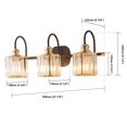thumbnail image 2 of ExBrite 3 Light Bathroom Vanity Lights for Bathroom Light Fixtures, 2 of 7
