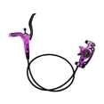 thumbnail image 2 of Bike Hydraulic Brake Set Wheel Stopping Parts Bicycles Accessories Universal Bicycle Accessory Disc Braking Kit Replacement Purple Front Left Brake, 2 of 5