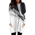 thumbnail image 1 of Femmes Automne Hiver Décontracté Col à Manches Longues T-Shirt Haut Poche Blouse à Manches Longues, 1 of 4