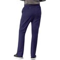 thumbnail image 2 of Adar Addition Scrubs for Men - Slim Leg Cargo Drawstring Scrub Pants - A6106 - Navy - 2X, 2 of 8