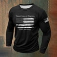 thumbnail image 2 of T-shirt Graphique à Manches Longues pour un Usage Quotidien Décontracté - Style Voyage Commémoratif, Haut Doux, Garde-Robe pour Hommes, 2 of 3