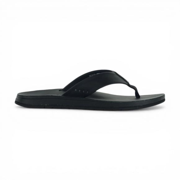 Reef Men's Ojai Classic Black Leather Slides CJ6247<span> - </span>13