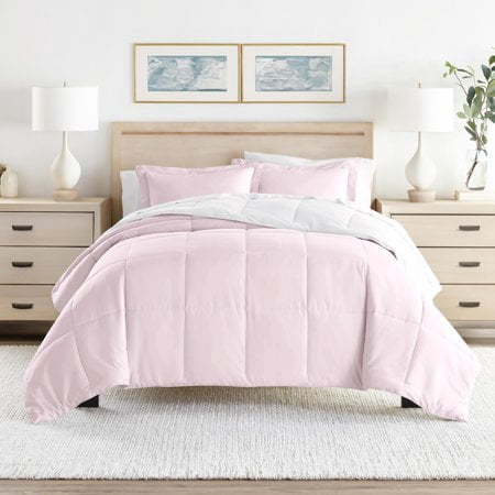 Linen Market Reversible Twin Comforter Set (2 Piece) - Bring Luxury Home with Our Soft and Lightweight Down Alternative Comforter Twin Size - This Includes Your Comforter and 1 Pillow Sham