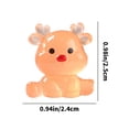 thumbnail image 4 of Feltree 12pc Luminous Statue Christmas Reindeer Christmas Decoration Desktop Christmas Tree Model Christmas Tree Decoration Christmas Tree Statue, 4 of 8