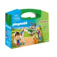 thumbnail image 2 of PLAYMOBIL Valisette palefrenières 9100 jeu complet, 2 of 2