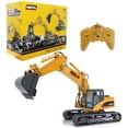 thumbnail image 2 of Graflsoa 15-Channel Remote Control Metal Excavator, 1:16 Scale Battery-Powered RC Toy for Ages 14+, 2 of 6
