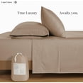 thumbnail image 2 of Softest Cotton Sheets Double Sheet Set Pc Set Thread Count Sateen Bedding Deep Pocket Sheets Cooling Sheets Double Size Sheets Breathable Bed Set (), 2 of 9