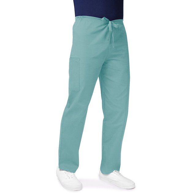 Adar Universel Unisexe Sarraus - Pantalon de Sarrau à Jambe Fuselée avec Cordon