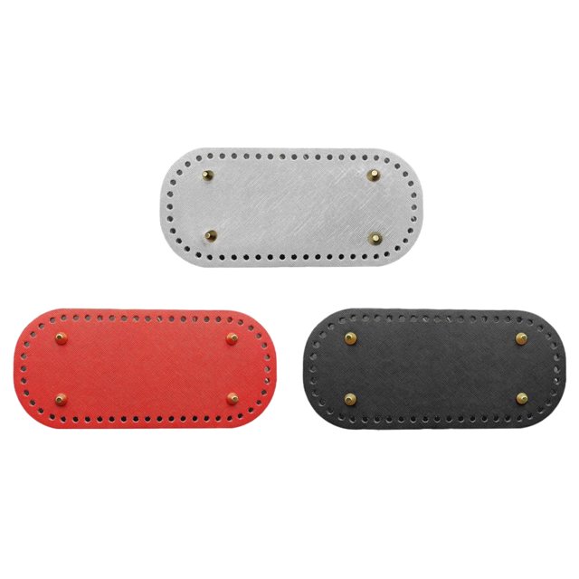 TISHITA Sacs en Cuir DIY Tapis de Forme pour Animaux de Compagnie Remplacement Sac à Main Rouge Noir