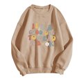 thumbnail image 1 of Meichang Chandails en Molleton Surdimensionnés pour Femmes Épaules Tombantes Pull Décontracté Manches Longues Col Rond Chandails en Molleton Confortables Pull Graphique Mignon, 1 of 2