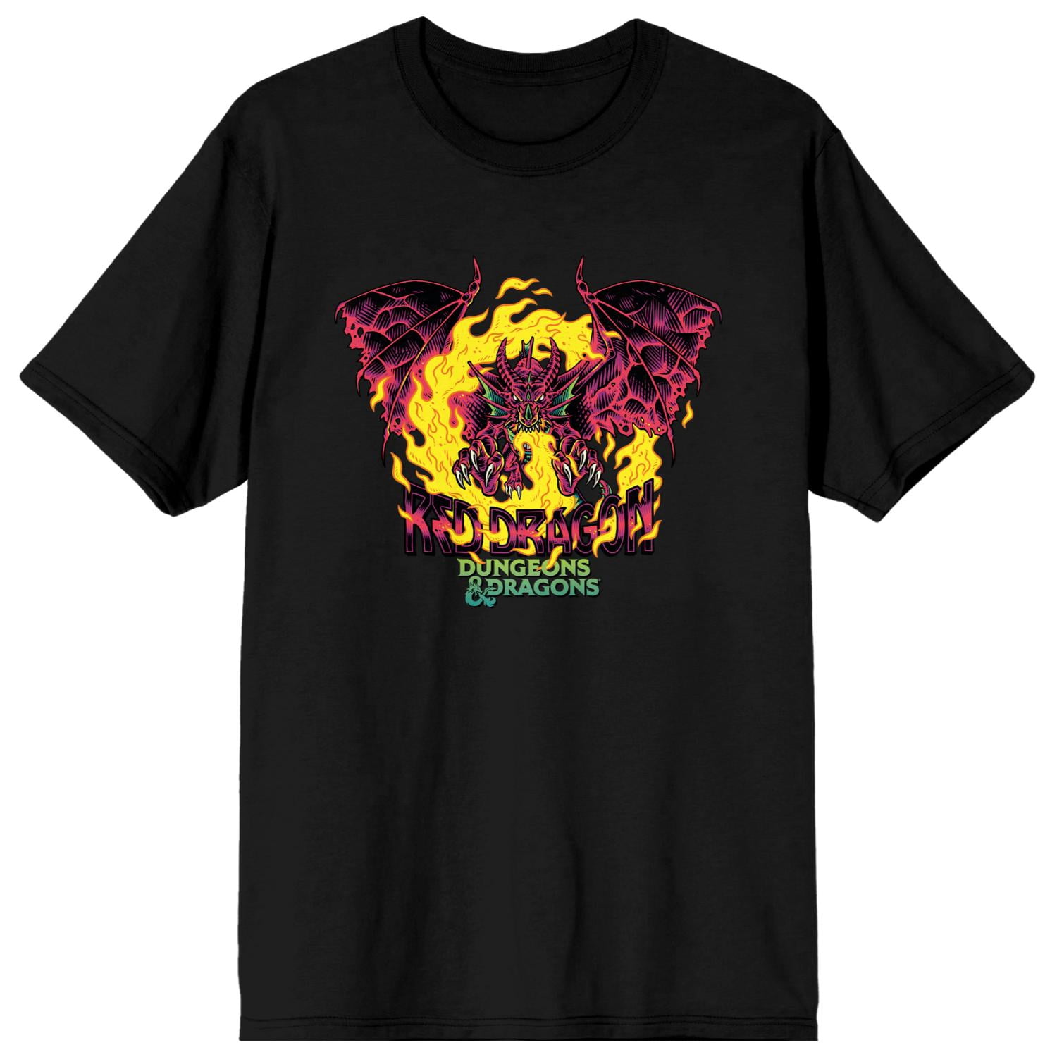 Dungeons & Dragons Red Dragon Black T-Shirt