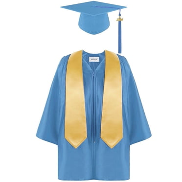 Ensemble de Toge de Remise des Diplômes Préscolaire et Maternelle avec Toque et Gland pour Jeunes Garçons Tenue Formelle
