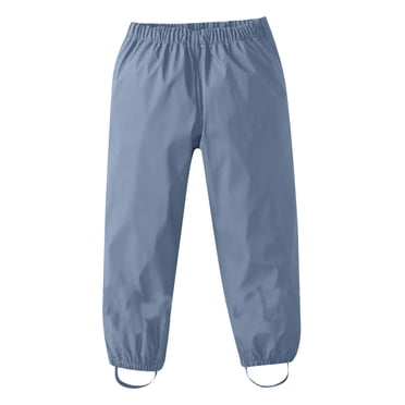 AJIWYH Toddler Girls Rain Pants Boys Trousers,Snow Pants Toddler,Toddler Waterproof Pants Grey,1-2 Years