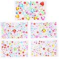 thumbnail image 1 of LEEYNEER 5 Feuilles Perles pour Bracelets Kit Argile Autocollants Strass Enfant, 1 of 8