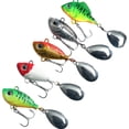 thumbnail image 2 of pitrice Sea Trolling Fishing Bait Sequins Mini VIB Fishing Lures Tackle Vibration Spinner False Bait, 2 of 6