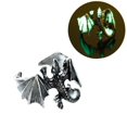 thumbnail image 2 of Little Flying Dragon Opening Ring Fashionable Dinosaur Luminous Ring Hip Hop Creative Jewelry, 2 of 9