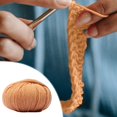 thumbnail image 4 of EGNMCR Wool Hand-woven Medium Coarse Scarf Hat Overcoat Wool Merinoss Wool Wool Cashmeres Yarn wools group, 4 of 5