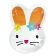 thumbnail image 1 of Easter Bunny Head Shaped Paper Plate, 1 of 1