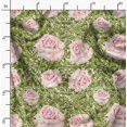 thumbnail image 2 of Soimoi Poly Georgette Fabric Peony Floral Fabric Prints by Yard 52 Inch Wide, 2 of 6