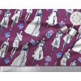 thumbnail image 3 of Soimoi Polyester Crepe Fabric Women & Camera Fashion Print Fabric by The Yard 52 Inch Wide, 3 of 3