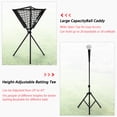 thumbnail image 4 of Goplus 8' x 7' Baseball Softball Practice Net for Hitting Pitching Batting Black, 4 of 10