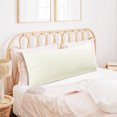 thumbnail image 1 of PiccoCasa Body Pillowcase Soft 1800 Series Microfiber Long Pillow Cover, Cream Standard, 1 of 8