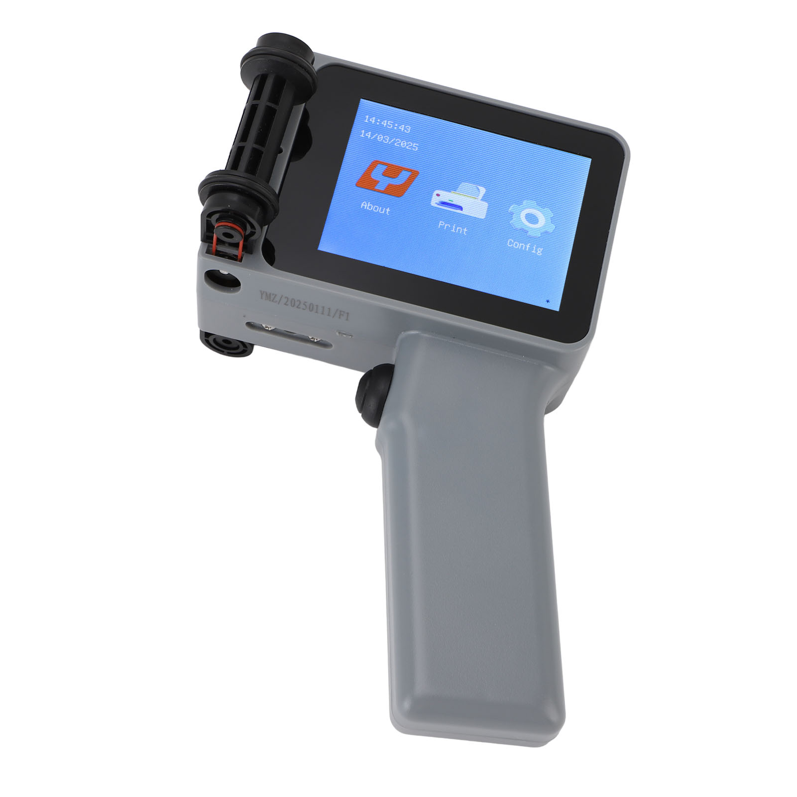 Handheld Inkjet Printer , Large Capacity Battery Inkjet Coder Ergonomic Design 600 DPI Resolution Multilingual Supported  for Cardboard