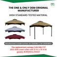 thumbnail image 2 of APEX GARDEN Toit de Rechange pour Abri de Jardin Lowes Allen Roth 10X12 #GF-12S004B-1, 2 of 5
