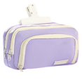 thumbnail image 2 of Large Capacity Pencil Case Fabric School Organizer For Students Pens Markers & Rulers (10.2x7.5 Inches), 2 of 9