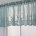 thumbnail image 2 of Woven Textured Valance for Bathroom Water Repellent Window Covering, 2 of 7