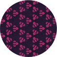 thumbnail image 1 of Ahgly Company Tapis d'Intérieur Lavable en Machine Carré Transitionnel Magenta Foncé Violet, 3 Pieds Carré, 1 of 7