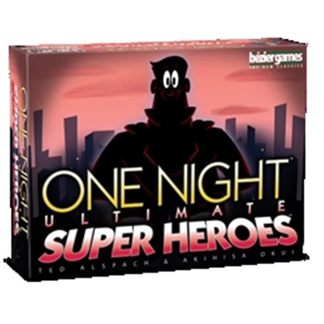 Bezier Games BEZONSH One Night Ultimate Super Heroes Card Game