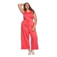 thumbnail image 1 of Lane Bryant Women's Plus Wide Leg Jumpsuit, 1 of 6