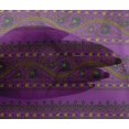 thumbnail image 4 of oneOone Viscose Chiffon Fabric Leaves & Floral Block Decor Fabric Printed BTY 42 Inch Wide, 4 of 4