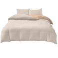 thumbnail image 2 of Queen Bedding Set under $5! CQCYD Queen Size Bedding Set, 4 Piece Bedding Collection, Washed Cotton Sheets, Teen Dorm Bedding, Comfortable Bed Set, Fresh Color Design, Complete Bedding Package, 2 of 6
