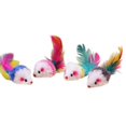 thumbnail image 4 of Clearance Sale! Cat Interactive Toys Kittens Mouse Toys with Colorful Feather Tails, 4 of 5