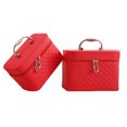 thumbnail image 4 of Travel Makeup Bag Fashion Top Handle Large Capacity Makeup Case Cosmetic Bag, 4 of 8