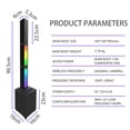 thumbnail image 4 of MotorGenic  Bluetooth Speaker ​​2.1  with Subwoofer, RGB Lights, Detachable Design, TWS Pairing, Wireless Karaoke, 30W Bass, for Home Theater & Computer​​, 4 of 17
