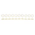thumbnail image 4 of 20Pcs Numéro de Table Se Trouve en Forme Ronde Stable Métal Électrolytique Largement Utilisé Porte-Cartes de Lieu pour le Bureau de Fête de Mariage, 4 of 14
