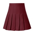thumbnail image 1 of Jupe Mini Plissée à Taille Haute pour Femme, Jupe de Tennis Ajustée Décontractée pour le Quotidien, 1 of 4