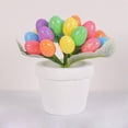 thumbnail image 1 of Décorations de Pâques 12cm Pot d'Ufs de Pâques Taches Pot de Fleurs pour Cour Extérieure, 1 of 2