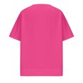 thumbnail image 3 of Plebaso T-shirts Surdimensionnés pour Garçons Filles Manches Courtes Décontractés T-Shirts Unis Enfants Col Rond Hauts Légers, 3 of 5