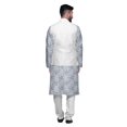 thumbnail image 3 of Atasi Ensemble Kurta Pyjama Ethnique Classique à Manches Longues Imprimé pour Hommes Tenue Décontractée, 3 of 5