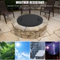thumbnail image 2 of BeesClover Housse de Brasero pour Feu de Camp Solo, Ronde en Acier Inoxydable avec Poignée, Convient au Brasero Encastré, pour Camping en Terrasse Extérieure, 2 of 8