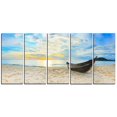thumbnail image 1 of Design Art Calm Beach Panorama Canvas Print, 1 of 3