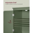 thumbnail image 2 of Armoire de Rangement au Sol, Unité de Rangement, Armoire Autoportante avec 2 Tiroirs et 2 Portes, Tablette Ajustable, 11,8 x 23,6 x 43,3 Pouces, Vert Forêt, 2 of 7