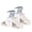 Cream, variant on 3 Sprouts Baby Velvet, Non-Slip Clothes Hangers - Pack of 30 - Blue