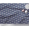 thumbnail image 2 of Soimoi Rayon Fabric Dot & Ogee Damask Printed Fabric 1 Yard 42 Inch Wide, 2 of 3