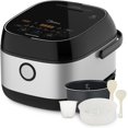 thumbnail image 1 of Midea 6-Cup Rice Cooker with Induction Heating & Fuzzy Logic, 3L Non-Stick Inner Pot, 24-Hour Delay Start & Keep Warm, MRI301B0ADKL, 1 of 8